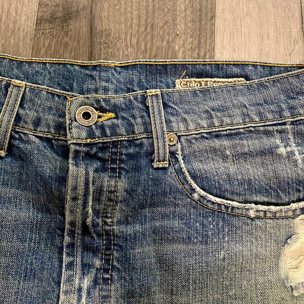 Chip & Pepper Bare Baller denim mini-skirt size 27
